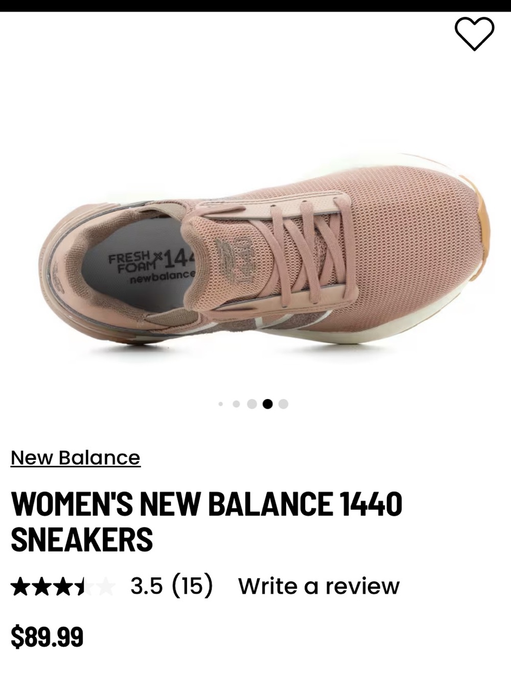 Women’s New Balance 1440 Sneakers - 10.5 - Picture 12 of 14
